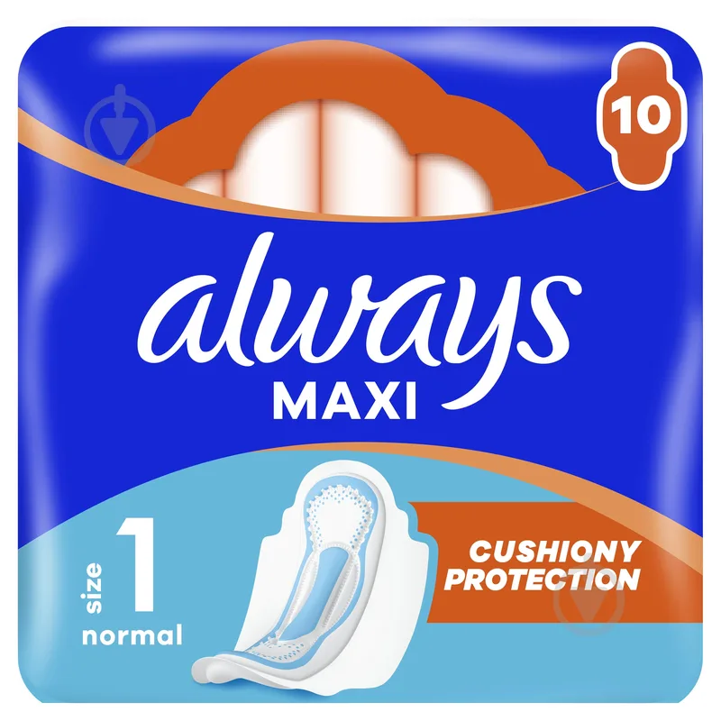 Прокладки гігієнічні Always Maxi Normal (Розмір 1) 10 шт.
