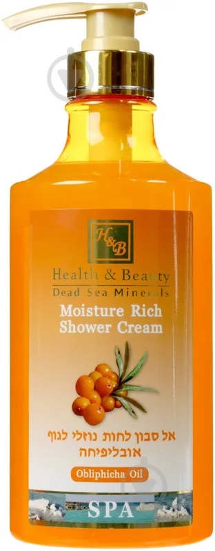 Крем-гель для душу з олією обліпихи 780 мл Health & Beauty Moisture Rich Shower Cream