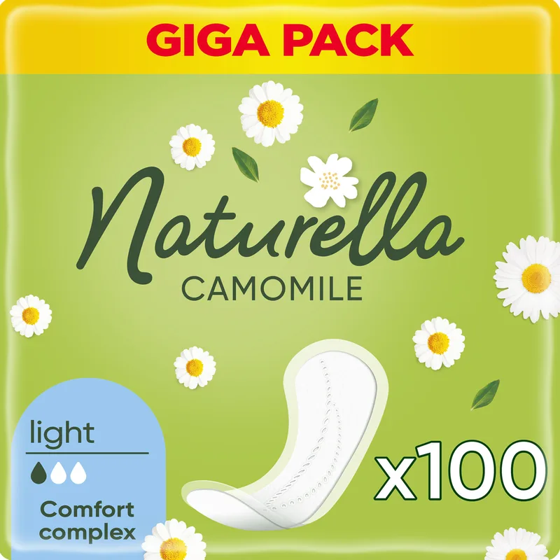 Прокладки щоденні жіночі NATURELLA (Натурелла) Normal Camomile (Нормал) з ароматом ромашки 100 шт