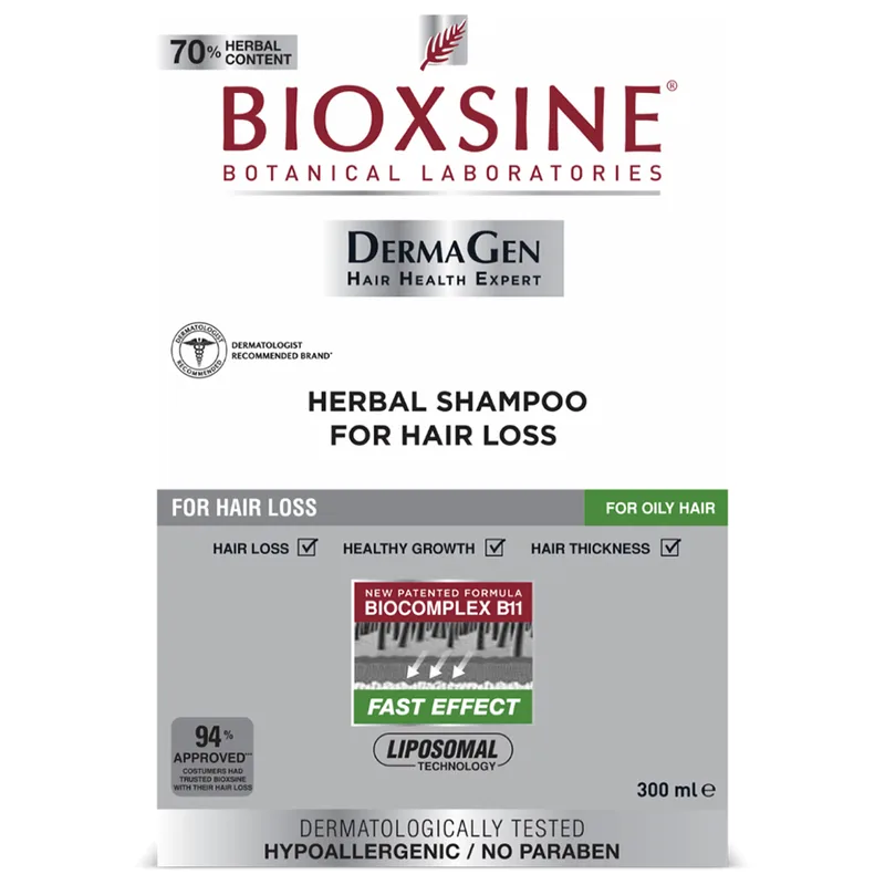 Шампунь Bioxsine проти випадіння для жирного волосся 300 мл