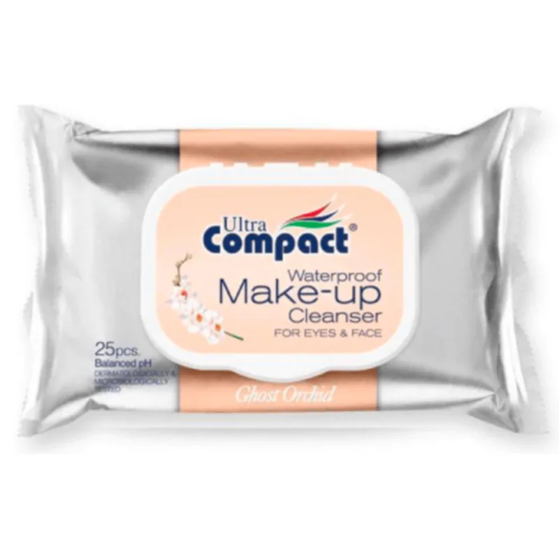 Серветки вологі ULTRA COMPACT (Ультра компакт) Make-up Cleanser з клапаном 25 шт