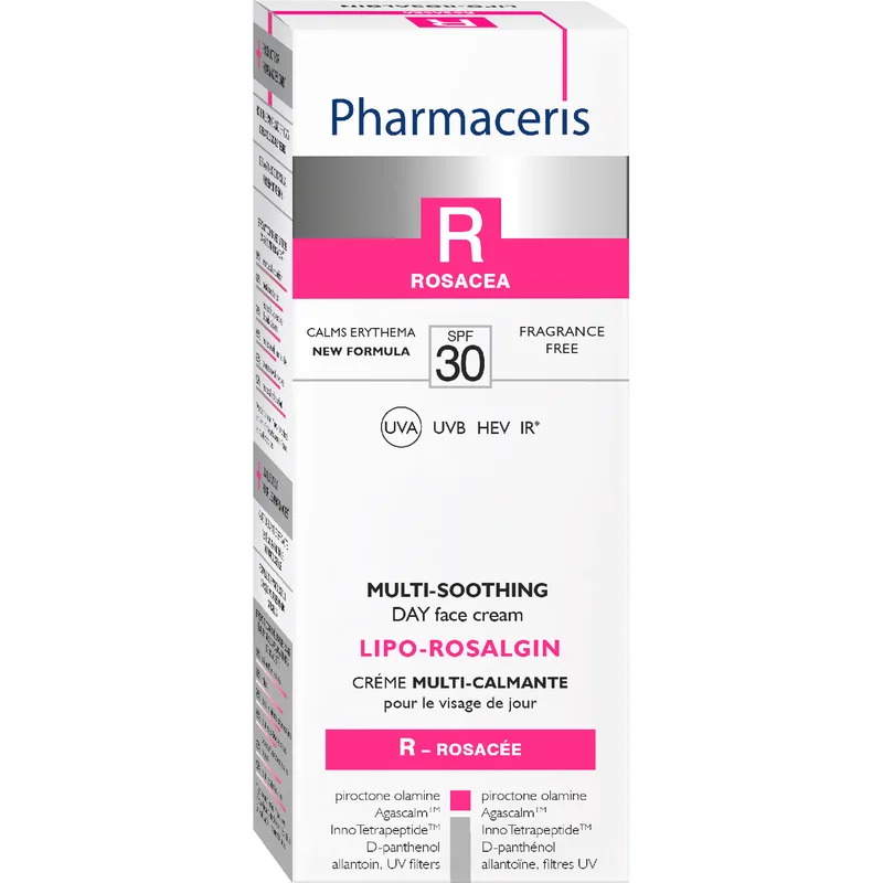 Крем для обличчя PHARMACERIS (Фармацеріс) R Lipo Rosalgin заспокійливий денний SPF30 30 мл