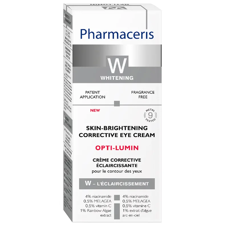 Крем для шкіри навколо очей PHARMACERIS (Фармацеріс) W Opti-Lumin (Опті-люмін) відбілюючий 15 мл
