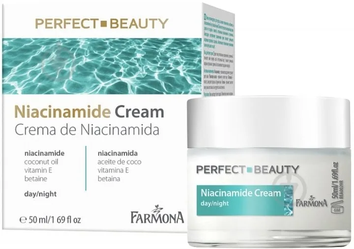 Крем для обличчя день-ніч Perfect Beauty Зволожувальний від зморшок з ніацинамідом 50 мл