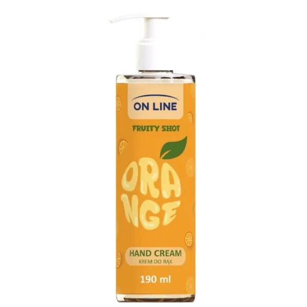 Крем для рук On Line Fruity Shot Orange з апельсином та маслом ши 190 мл (27770877)
