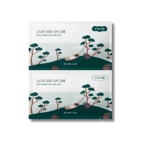 Смужки для носа з екстрактом голок сосни - Round Lab Pine Calming Cica Nose Pack