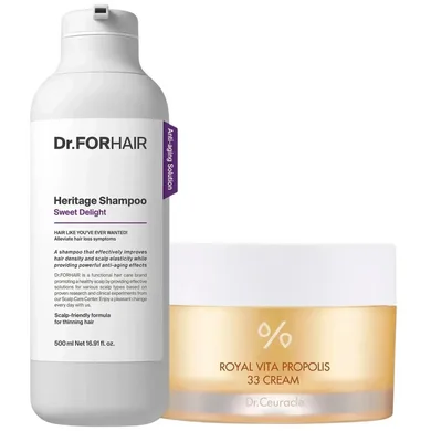 Dr.FORHAIR Shampoo & Dr.Ceuracle Cream