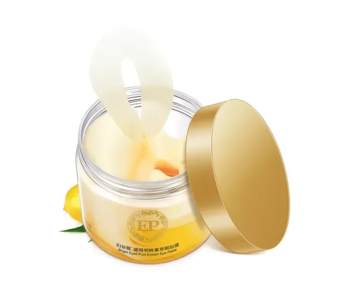 Тканинні патчі в банці з фруктовими кислотами BIOAQUA EP Bright Eyes Fruit Extract Eye Paste (120г)