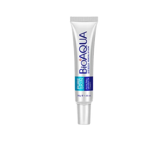 Крем від прищів і запалень BIOAQUA Pure Skin Acne 30г на основі екстракту авокадо з алое