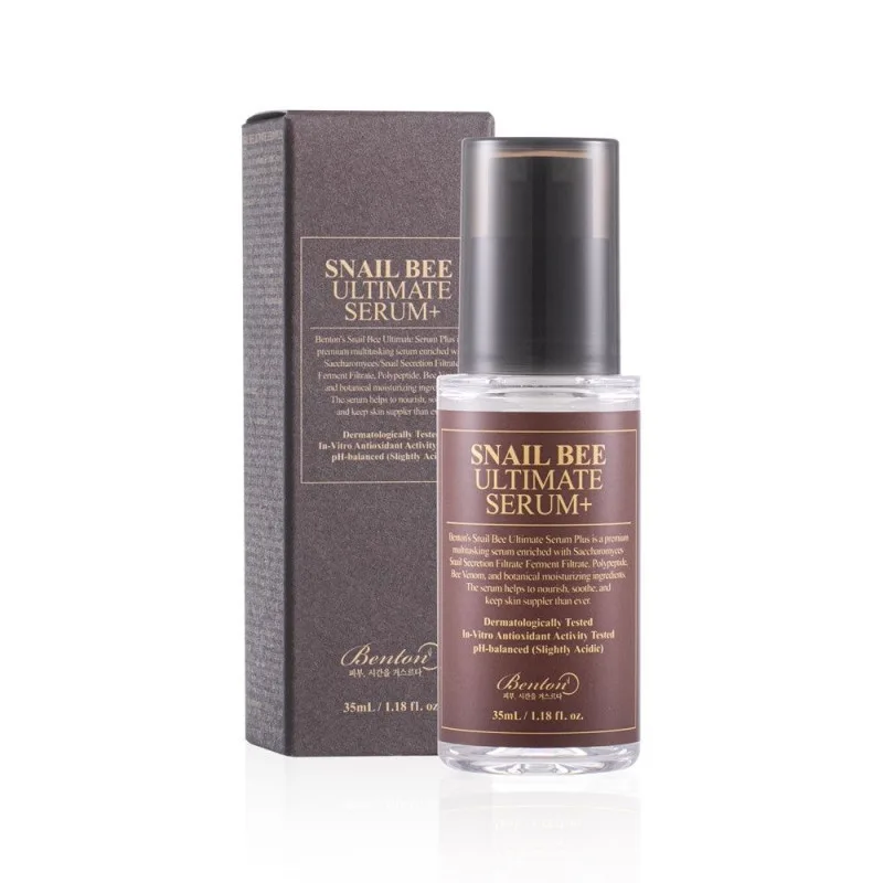 Концентрована сироватка з муцином равлику і отрутою бджоли Benton Snail Bee Ultimate Serum 35 мл