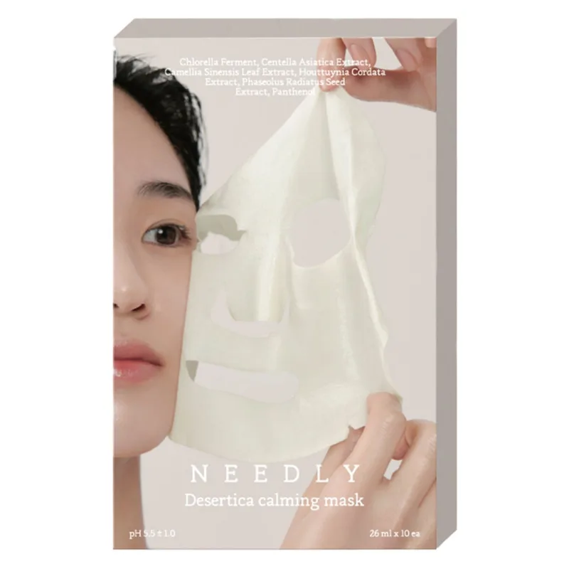 Тканинна маска для глибокого зволоження Needly Desertica Calming Mask, 26 мл * 10 шт