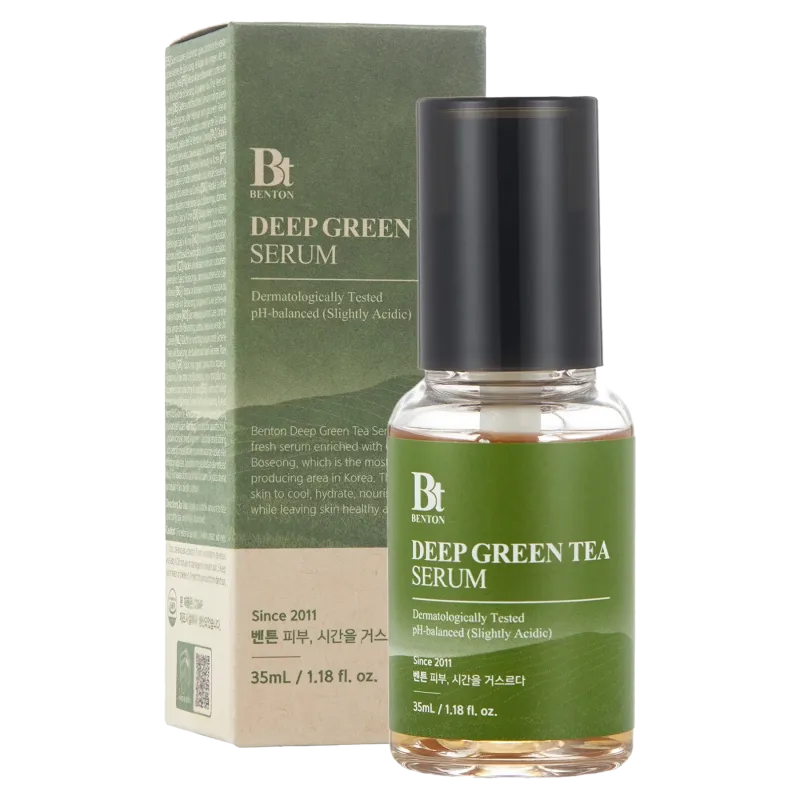 Benton Deep Green Tea заспокоююча сироватка с зеленим чаєм 35 мл