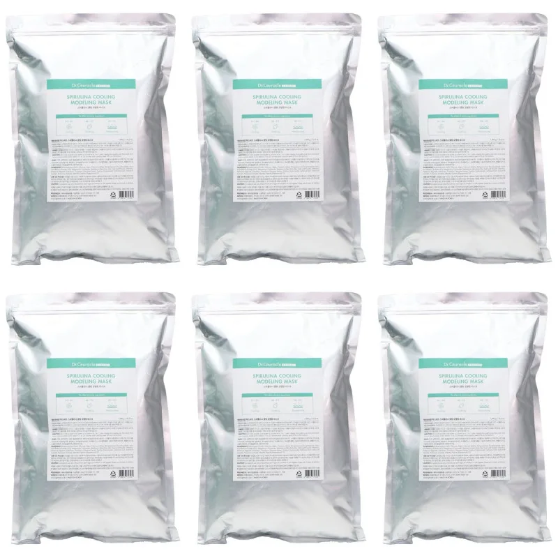5+1 Набір Альгінатна маска зі спіруліною проти набряків Dr.Ceuracle Expert Spirulina Modeling Mask, 1000 г
