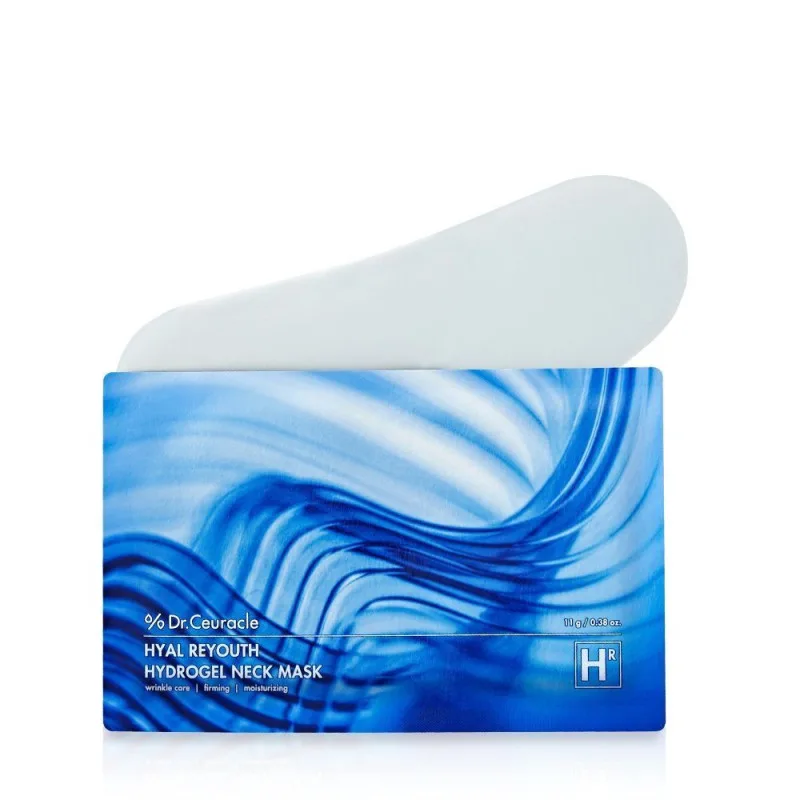 Зволожуюча гідрогелева маска для шиї Dr.Ceuracle Hyal Reyouth Hydrogel Neck Mask, 11 г * 1 шт