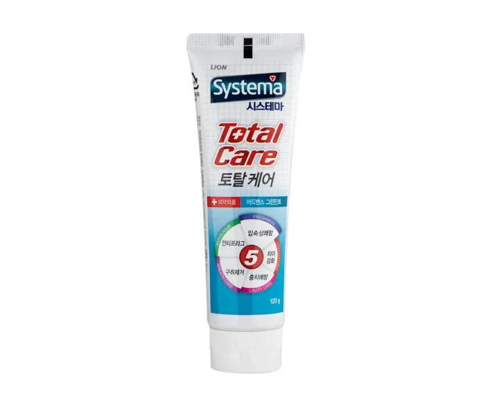Зубна паста з екстрактом зеленої м'яти Lion Systema Total Toothpaste 120 г