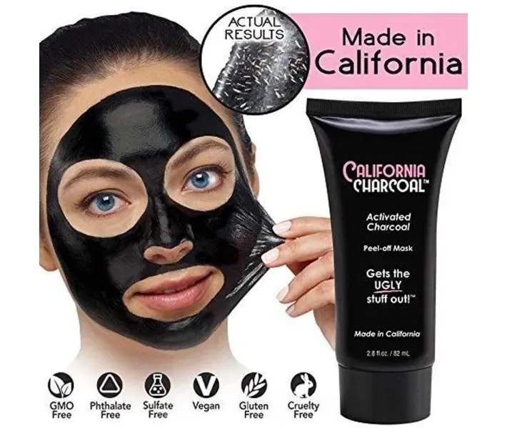 Маска для обличчя California chargoal