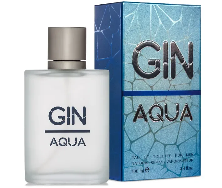 Туалетна вода для чоловіків Аромат Gin Aqua 100 мл (4820022906212)