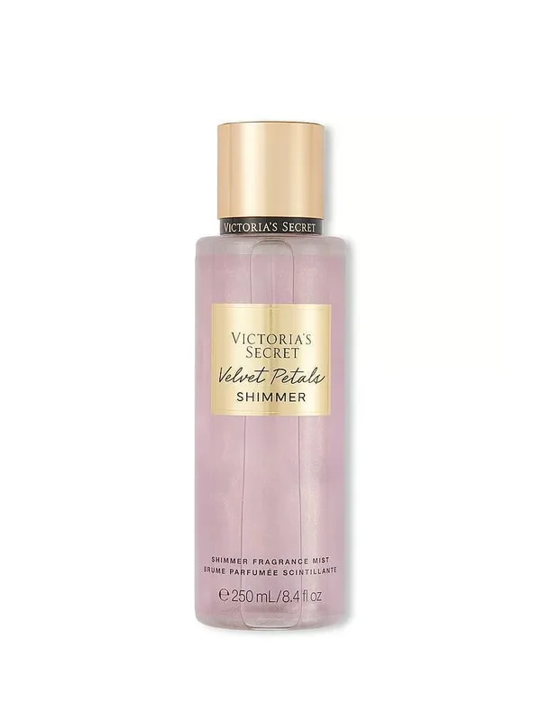 Victoria's Secret Velvet Petals Shimmer спрей для тіла з блискітками для жінок 250 мл