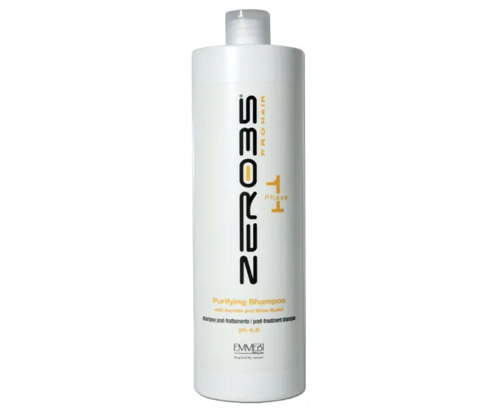 Pro Hair Purifying shampoo Шампунь фаза 1 безсульфатний EMMEBI Italia 1000 мол (10075)