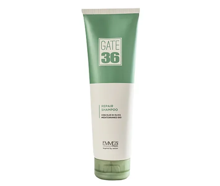 Gate 36 OLIVA BIO Repair Shampoo Відновлюючий шампунь з органічним маслом оливи EMMEBI Italia