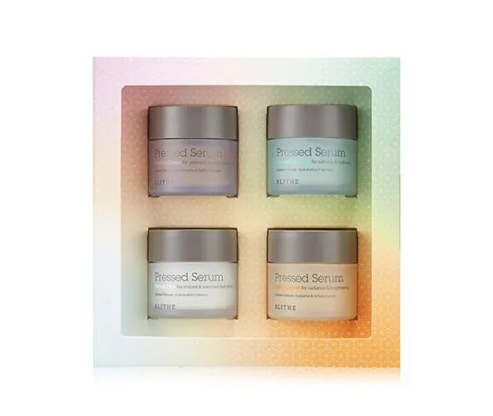 Делюкс-колекція пресованих крем-серуми, (20мл * 4шт) BLITHE Pressed Serum Deluxe Collection