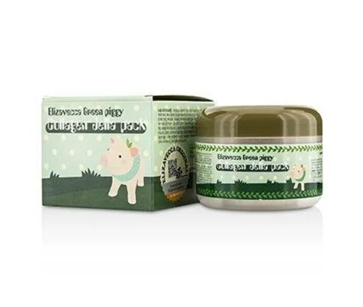 Гелева підтягує маска ELIZAVECCA Green Piggy Collagen Jella Pack