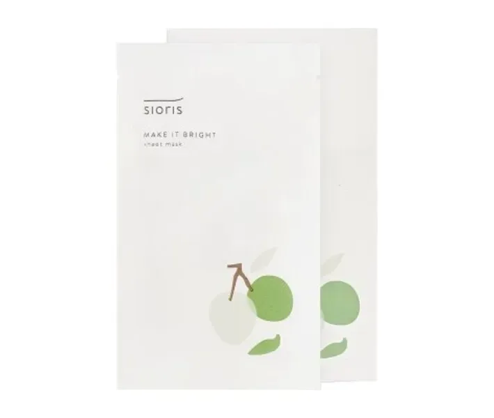 Зволожуюча заспокійлива листова маска SIORIS Make It Bright Sheet Mask