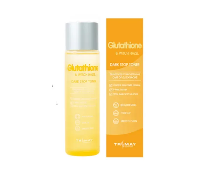 Тонер для сяйва з вітамінами і гамамелісу, 210мл TRIMAY Glutathione & Witch Hazel Dark Stop Toner