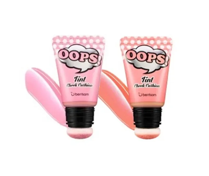 Кремові рум'яна-Тінт з аплікатором, 20мл BERRISOM Oops Tint Cheek Cushion, Рожевий