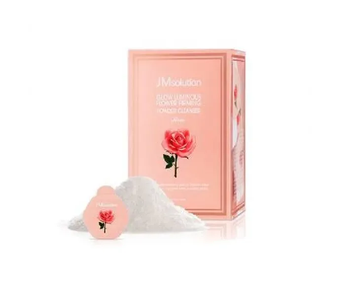 Ензимна пудра для вмивання і сяйва шкіри з рожевою водою, 30шт JM SOLUTION Glow Luminous Flower Firming Powder Cleanser