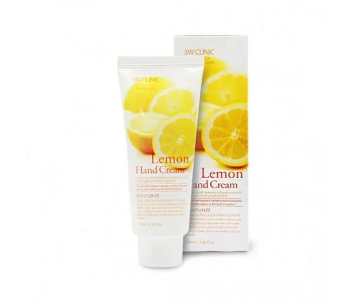 Крем для рук 3W CLINIC Moisturizing Hand Cream Lemon