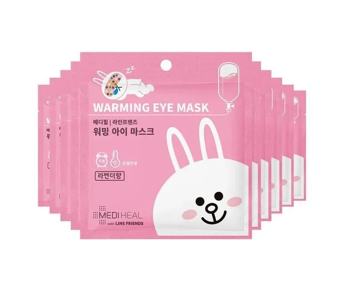 Маска для очей з тепловим дією MEDIHEAL Line Friends Warming Eye Mask Lavender