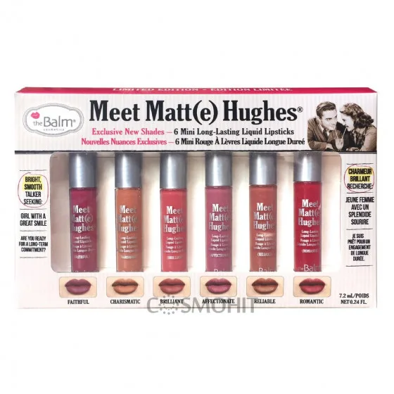 TheBalm Meet Matte Hughes Mini Kit Vol. 2 - Міні набір матових помад для губ