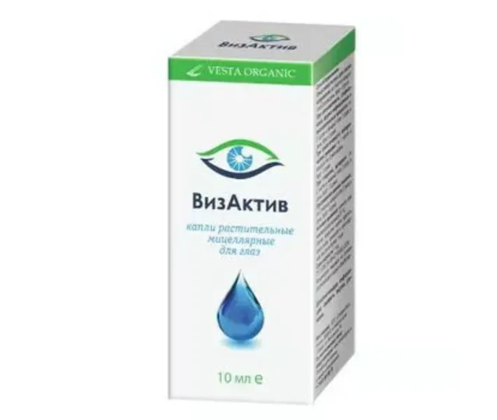 Визактив - капли для глаз 10 мл