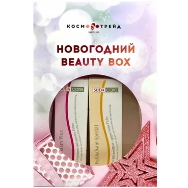 Новорічний Beauty Box - Сезонний догляд за стопою Suda Care Set (balm/75ml) + balm/plus/75ml)