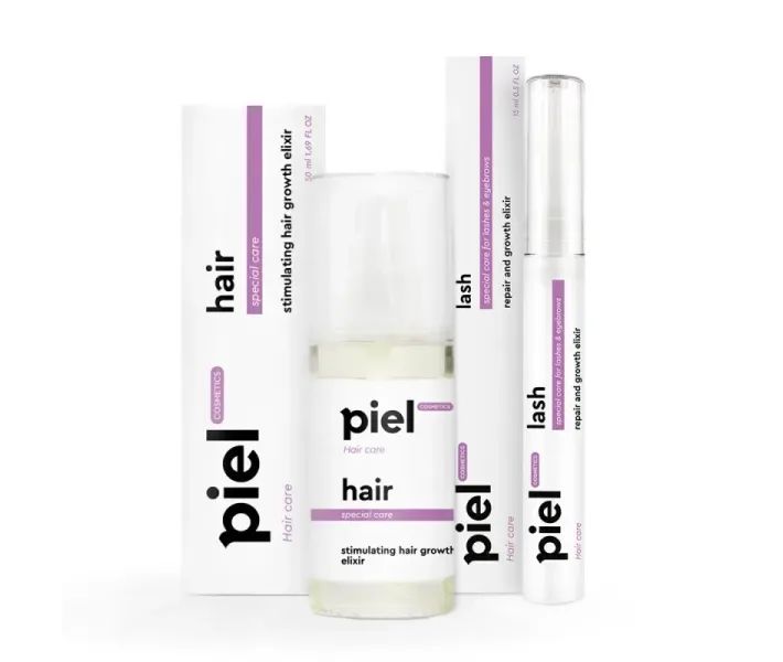 Piel Cosmetics Комплекс для волосся та вій: Відновлення та зростання