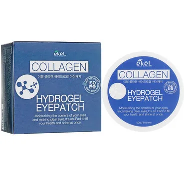 Патчі гідрогелеві для контуру очей з колагеном Ekel Collagen Hydrogel Eye Patch