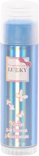 Крейда для волосся Lukky, з блискітками та ароматом чорної смородини, блістер, 10 г, синій (T18860)