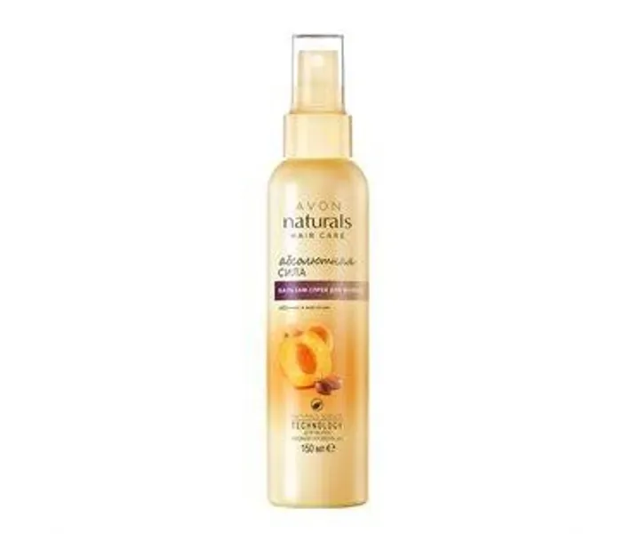 Бальзам-спрей для волосся "Абсолютна сила. Абрикос і масло Ши" 150 мл AVON Naturals