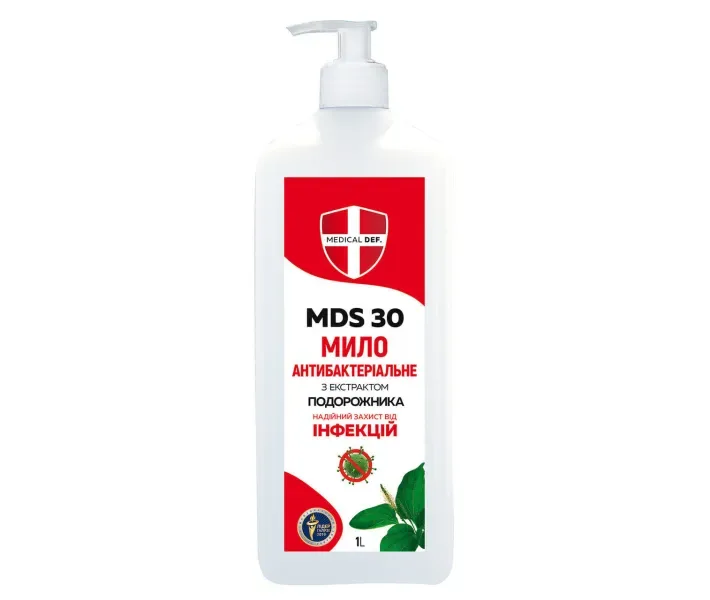 Мило рідке антисептик шкірний MDS 30 флакон з дозатором 950 мл