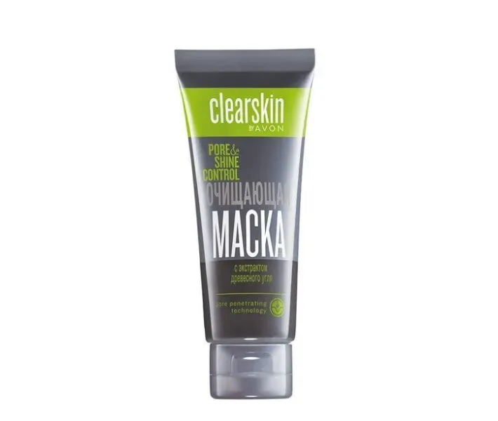 Очищаюча маска з екстрактом деревного вугілля 75 мл Clearskіn AVON