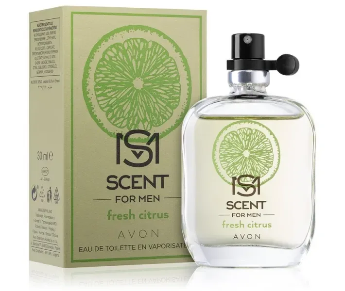 Чоловіча туалетна вода "Scent Fresh Citrus для нього" 30 мл AVON Скент фреш сітрус лайм духи