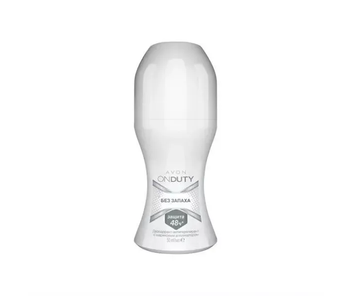 Дезодорант-антиперспірант з кульковим аплікатором «Без запаху» AVON On Duty