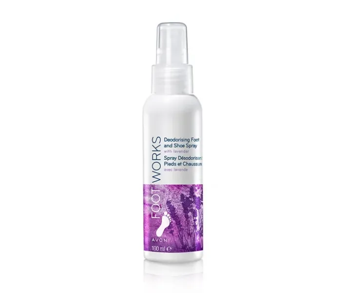 Дезодоруючий спрей для ніг з ароматом лаванди 100 мл Foot Works AVON