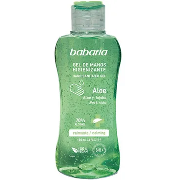 Гель-антисептик для рук з алое та олією жожоба Babaria Aloe & Jojoba Hand Sanitizing Gel