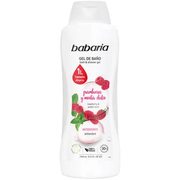 Babaria гель для душу та ванни з малиною та солодкою м'ятою