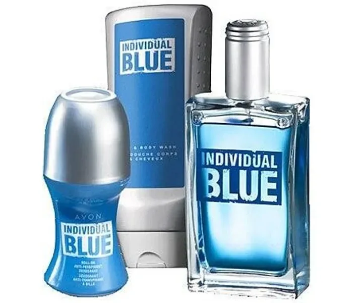 Чоловічий подарунковий набір на 23 лютого AVON Blue + подарунковий пакет, AVON Індивідуальні Блу духи