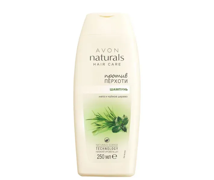Шампунь проти лупи "М'ята і чайне дерево" 250 мл AVON Naturals