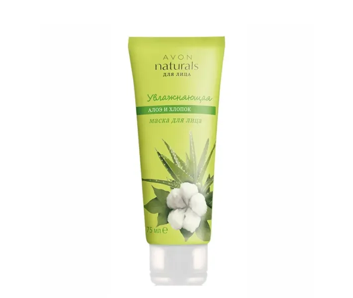 Зволожуюча маска для обличчя "Алое і бавовна" 75 мл AVON Naturals