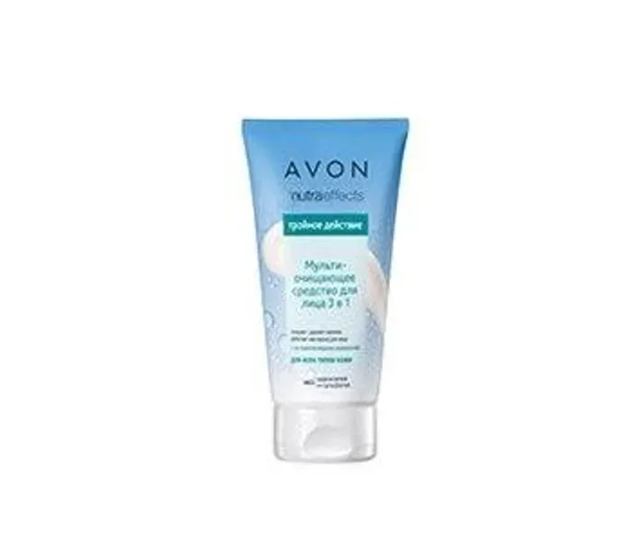 Мульти-очищуючий засіб для особи 3в1 150 мл Nutraeffects AVON